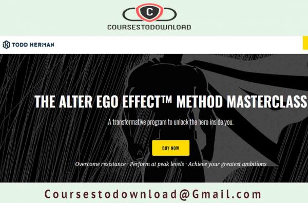 Todd Herman - The Alter Ego Effect Method Masterclass