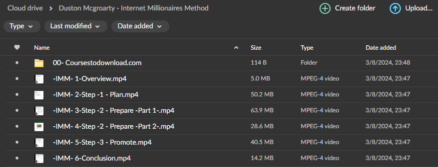 Duston Mcgroarty - Internet Millionaires Method Download