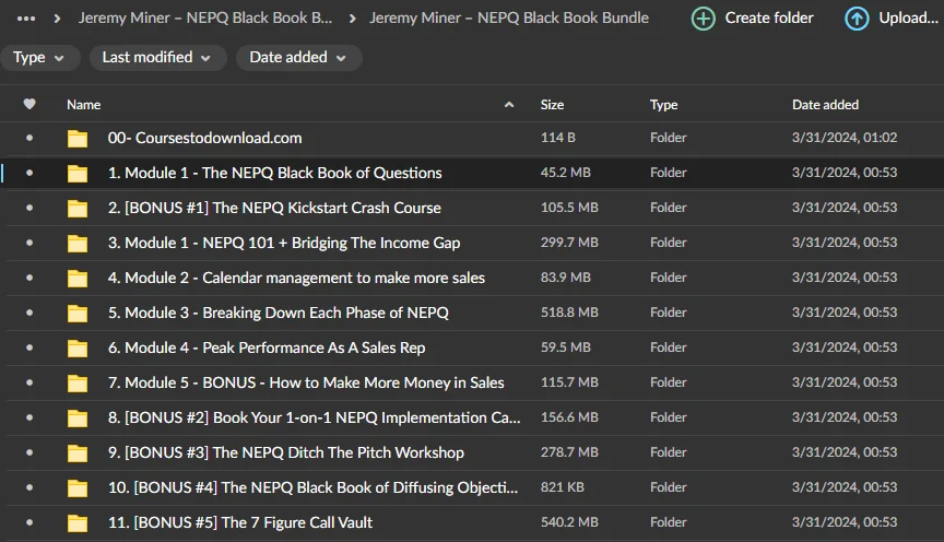 Jeremy Miner – NEPQ Black Book Bundle Download