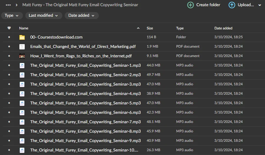 Matt Furey – The Original Matt Furey Email Copywriting Seminar Download