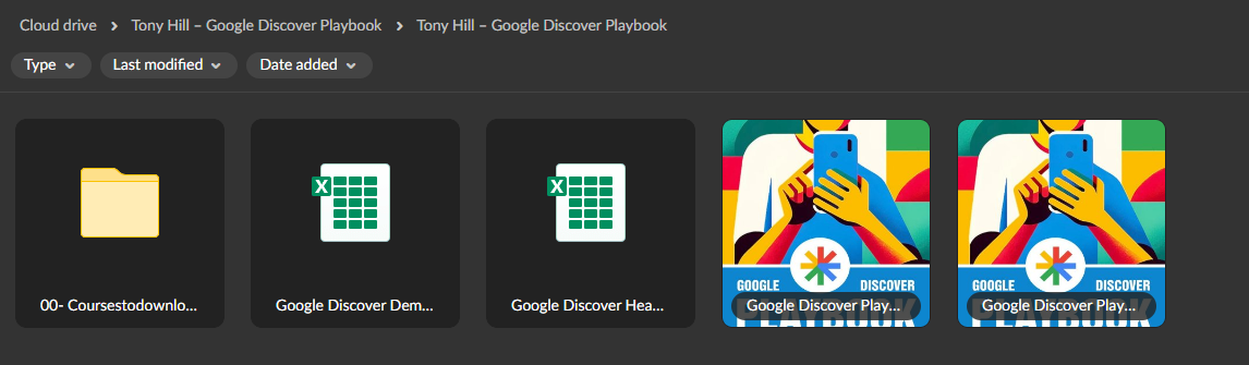 Tony Hill – Google Discover Playbook Download