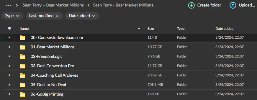Sean Terry – Bear Market Millions