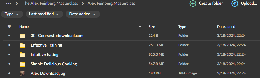 The Alex Feinberg Masterclass Download